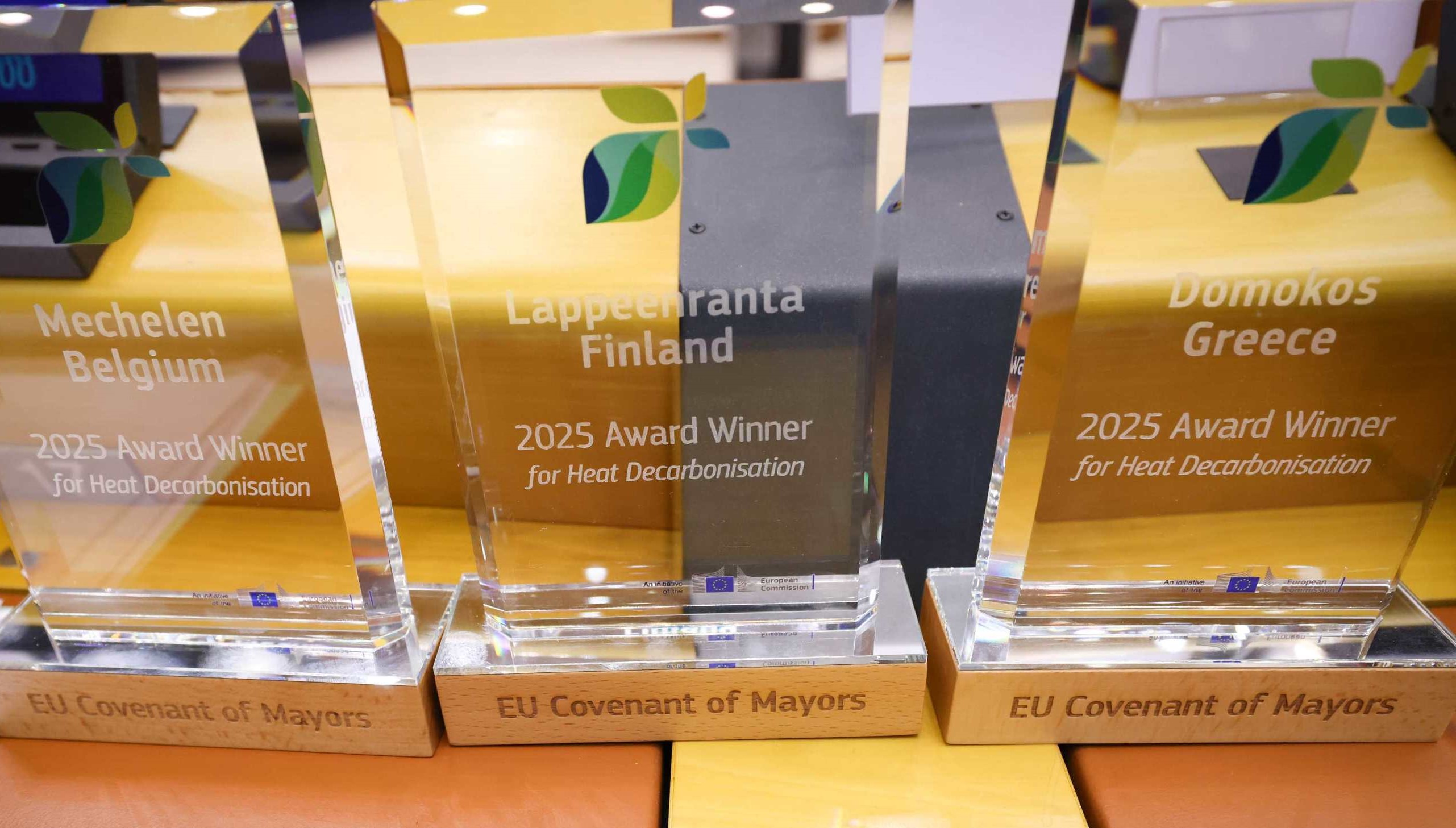 EU Covenant of Mayors 2025 Awards side to side.